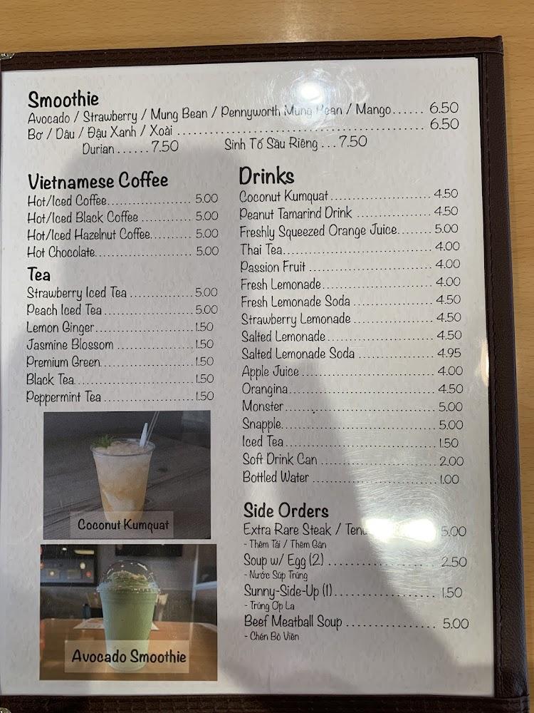 Pho HN Menu image 1